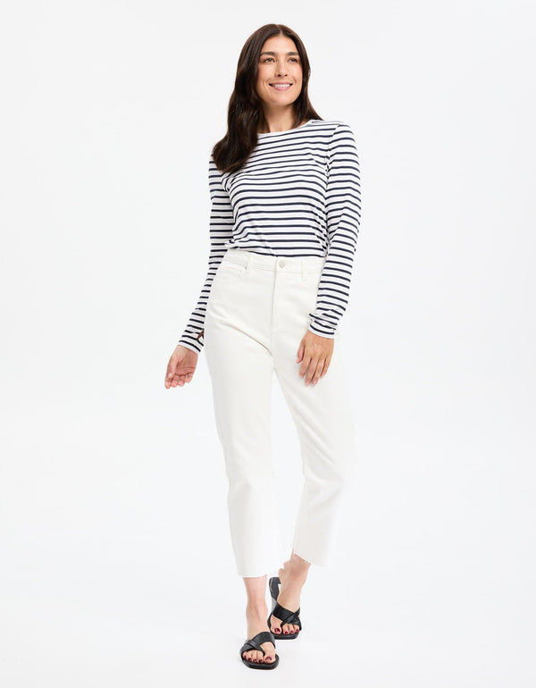 Ivory / Navy