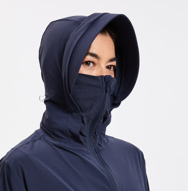 Everlight Jacket with breathable, laser-cut face mask