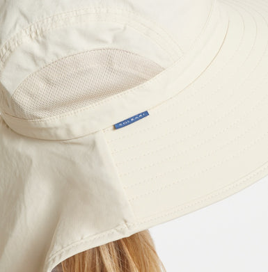 Outback Travel Sun Hat with mesh side panels to improve airflow