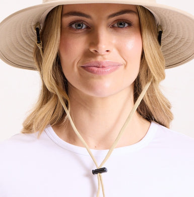 Everyday Broad Brim Sun Hat with removable chin strap