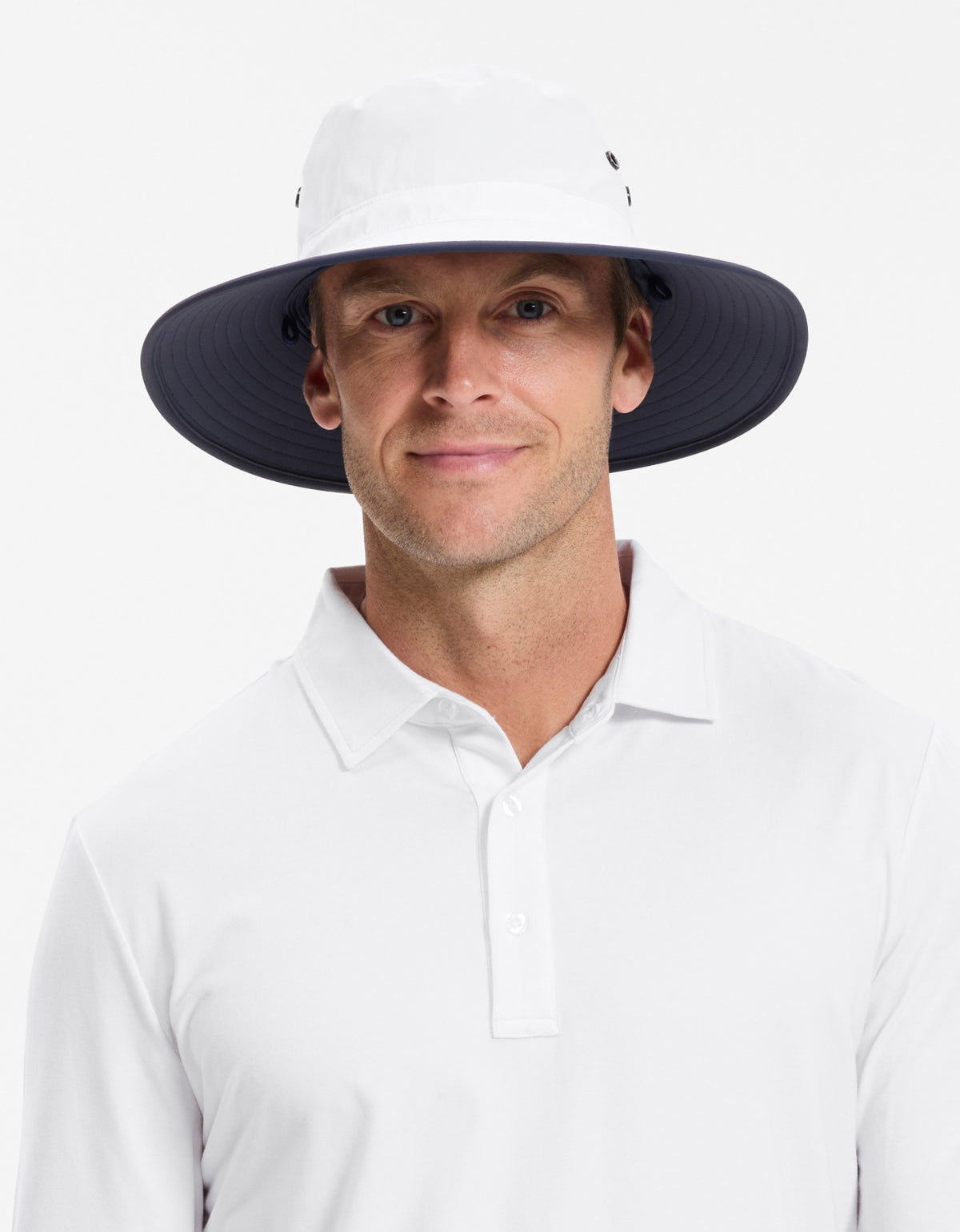 White / Navy